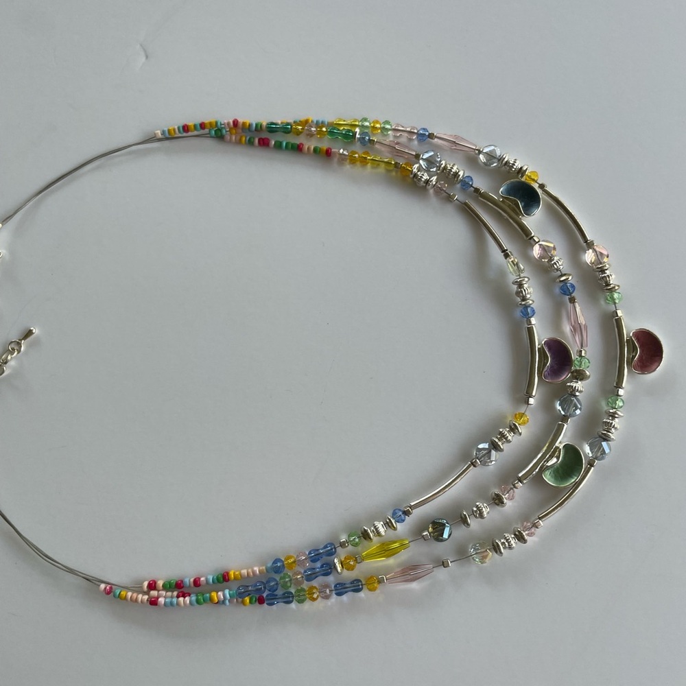 Colorful Beaded Necklace - Picture 2 of 6